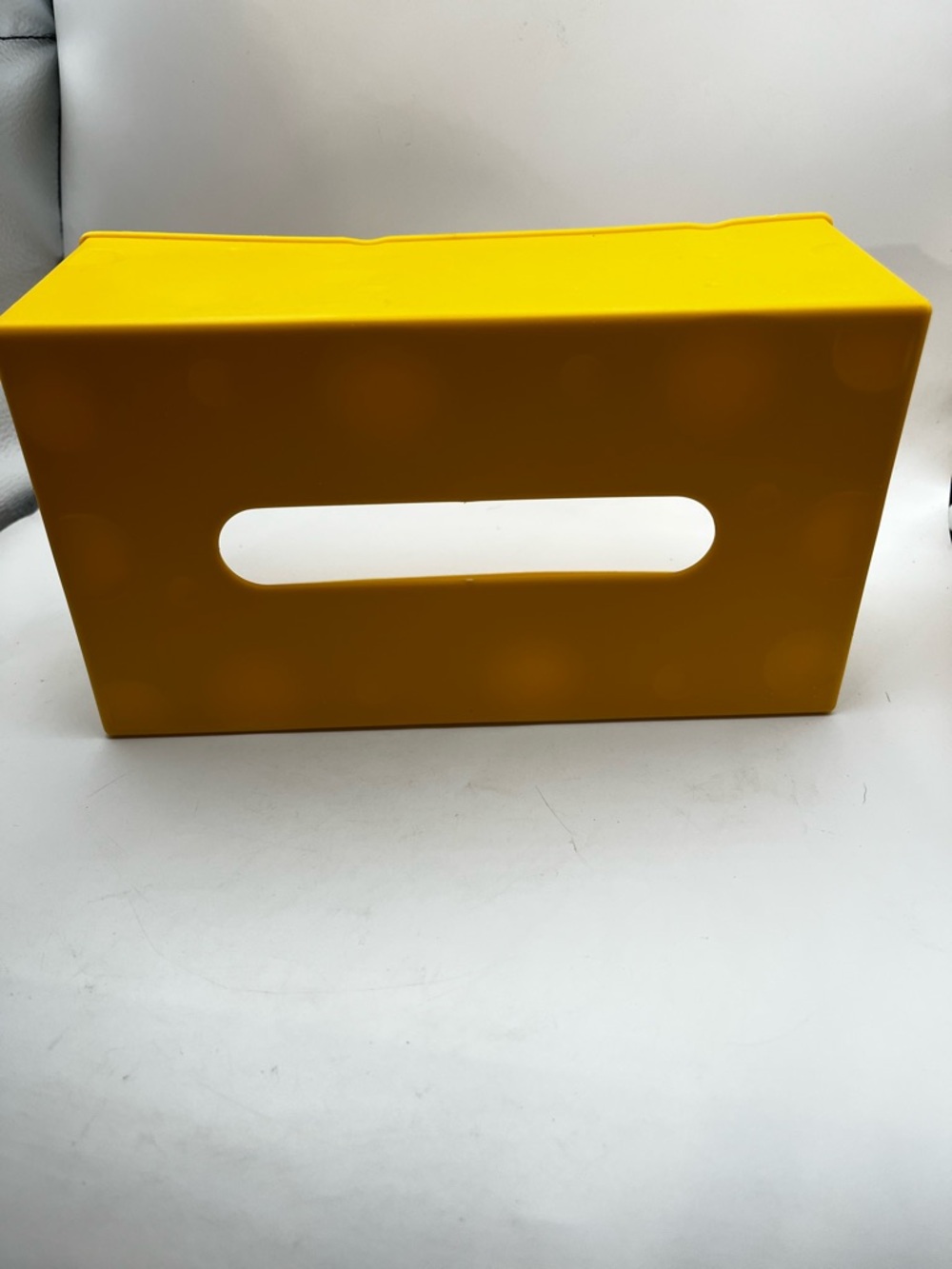 Yellow Rectangular Cheese Patterned Tissue Box Cover - Unbranded - Picture 6 of 7